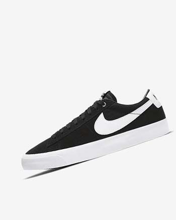Nike SB Zoom Blazer Low Pro GT Skate Schoenen Dames Zwart Zwart Lichtbruin Wit | NL_3285