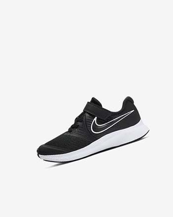 Nike Star Runner 2 Hardloopschoenen Jongens Zwart Zwart Wit | NL_2796