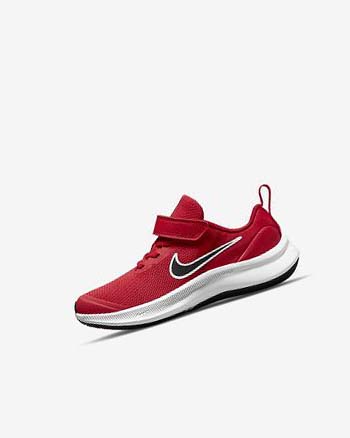 Nike Star Runner 3 Hardloopschoenen Jongens Rood Rood Wit Zwart | NL_2829