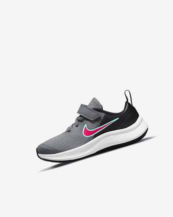 Nike Star Runner 3 Hardloopschoenen Jongens Grijs Zwart Rood | NL_5086