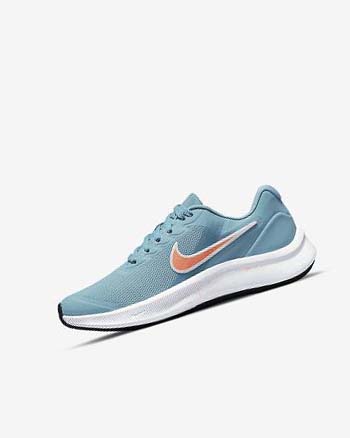 Nike Star Runner 3 Hardloopschoenen Meisjes Blauw Rood | NL_5021