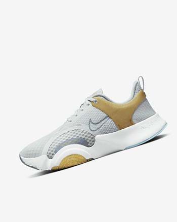 Nike SuperRep Go 2 Training schoenen Dames Platina Metal Goud Wit | NL_2343