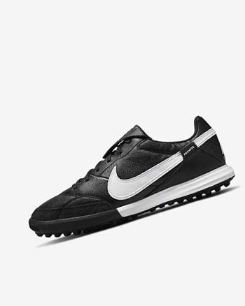 Nike The Premier 3 TF Voetbalschoenen Dames Zwart Wit | NL_5064
