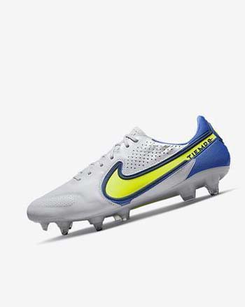 Nike Tiempo Legend 9 Elite SG-Pro AC Voetbalschoenen Heren Grijs Blauw | NL_4697
