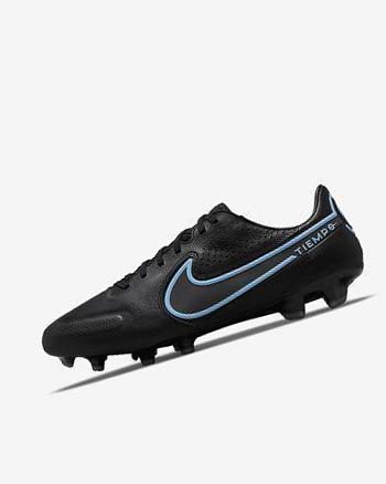 Nike Tiempo Legend 9 Pro FG Voetbalschoenen Heren Zwart Blauw | NL_4992