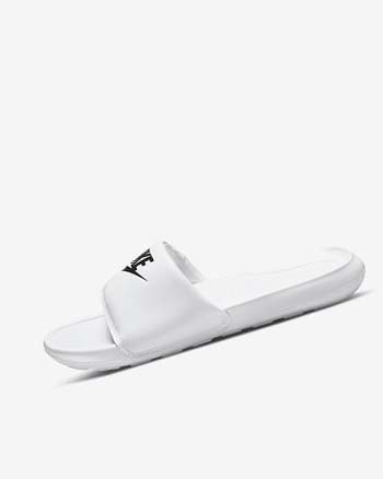 Nike Victori One Badslippers Dames Wit Wit Zwart | NL_4489