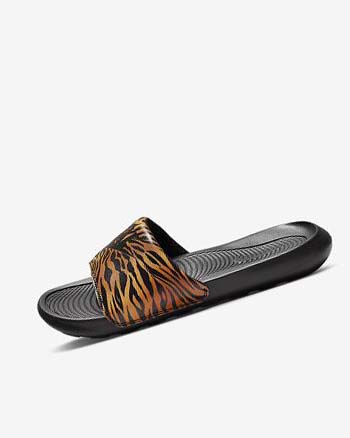 Nike Victori One Badslippers Dames Zwart Zwart | NL_4550