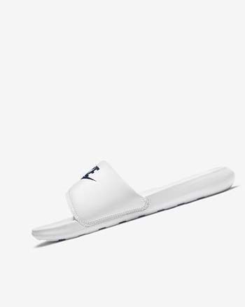 Nike Victori One Badslippers Heren Wit Koningsblauw | NL_4642