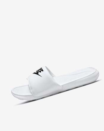 Nike Victori One Badslippers Heren Wit Zwart | NL_5306