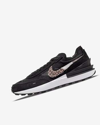 Nike Waffle One SE Sneakers Dames Zwart Zwart Gekleurd | NL_4791