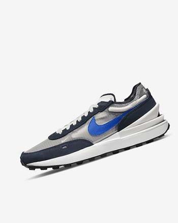 Nike Waffle One SE Sneakers Heren Donkerobsidian Zwart Koningsblauw | NL_2733