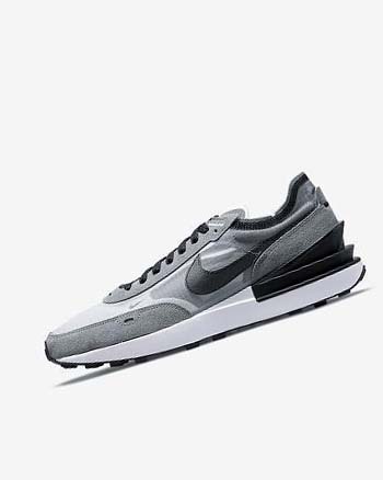 Nike Waffle One SE Sneakers Heren Grijs Wit Grijs Zwart | NL_2375
