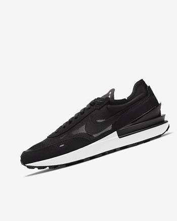 Nike Waffle One Sneakers Heren Zwart Wit Oranje | NL_5003