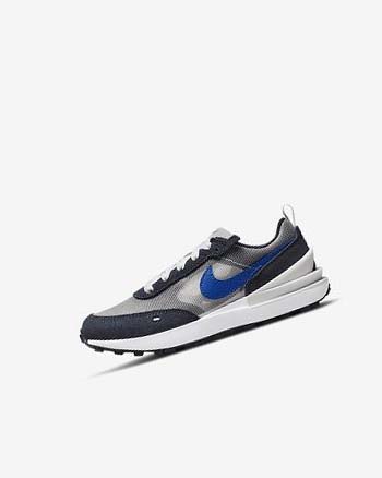 Nike Waffle One Sneakers Meisjes Donkerobsidian Zwart Koningsblauw | NL_2243