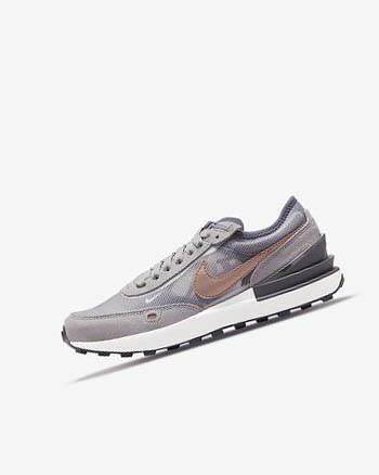 Nike Waffle One Sneakers Meisjes Wit Grijs Metal Rood Bruin | NL_2781