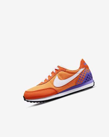 Nike Waffle Trainer 2 SE Vrijetijdsschoenen Jongens Paars Paars Wit | NL_5229