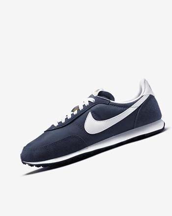 Nike Waffle Trainer 2 Vrijetijdsschoenen Heren Blauw Donkerblauw Wit | NL_5224