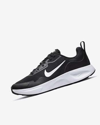Nike Wearallday Sneakers Dames Zwart Wit | NL_2419