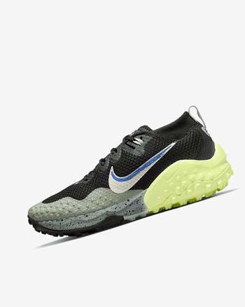 Nike Wildhorse 7 Trailrunning Schoenen Dames Olijfgroen Lichtcitroen | NL_1185
