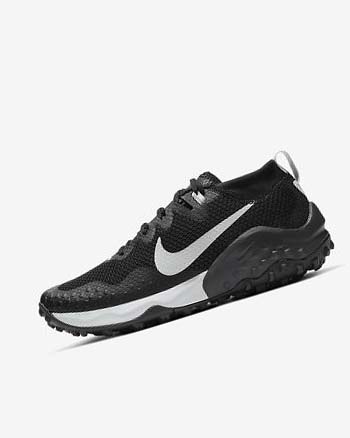 Nike Wildhorse 7 Trailrunning Schoenen Dames Zwart Donkergrijs Platina | NL_4718