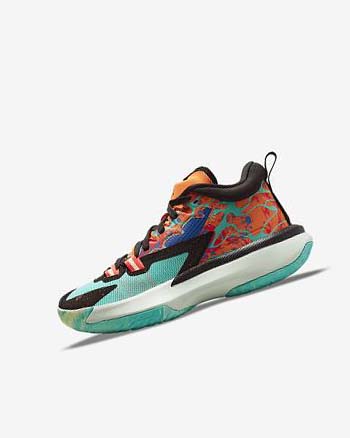 Nike Zion 1 Basketbalschoenen Jongens Paars Zwart | NL_3282