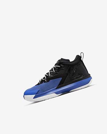 Nike Zion 1 Basketbalschoenen Jongens Zwart Koningsblauw Wit | NL_2564