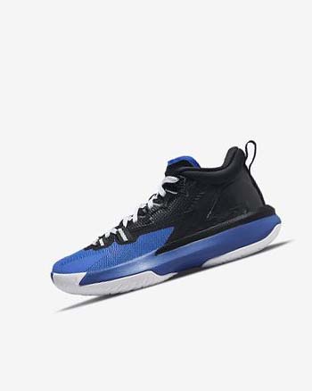 Nike Zion 1 Basketbalschoenen Jongens Zwart Koningsblauw Wit | NL_5234