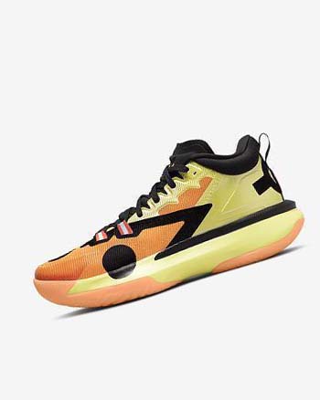 Nike Zion 1 SP Basketbalschoenen Heren Geel Zwart Oranje | NL_3045