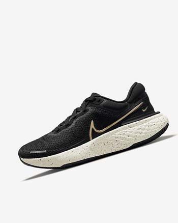 Nike ZoomX Invincible Run Flyknit Hardloopschoenen Dames Zwart Metal Goud | NL_4597