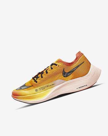 Nike ZoomX Vaporfly NEXT% 2 Ekiden Hardloopschoenen Heren Goud Oranje Zwart | NL_4835