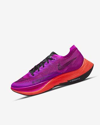 Nike ZoomX Vaporfly Next% 2 Hardloopschoenen Dames Paars Rood Grijs Zwart | NL_4546