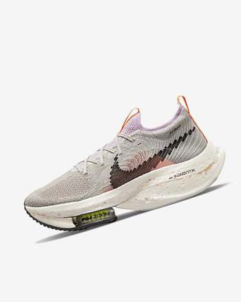 Nike Zoom Alphafly Next Nature Hardloopschoenen Dames Blauw Grijs Lichtroze Lichtroom Zwart | NL_2855