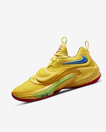 Nike Zoom Freak 3 Basketbalschoenen Dames Geel Wit Rood Zwart | NL_3056