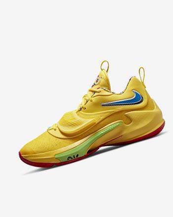 Nike Zoom Freak 3 Basketbalschoenen Heren Geel Rood | NL_1149